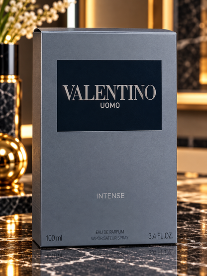 Valentino Uomo Intense Eau de Parfum for Men, 3.4 oz / 100 ml Spray - Eau de Parfum Fragrance