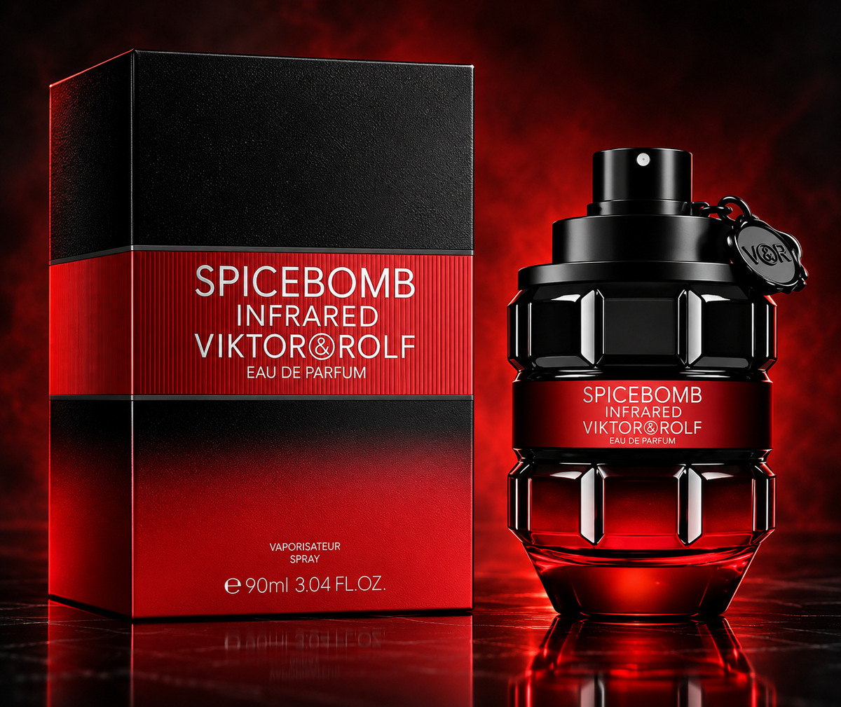 Viktor & Rolf Spicebomb Infrared Eau de Parfum 3.0 oz / 90 ml for Men